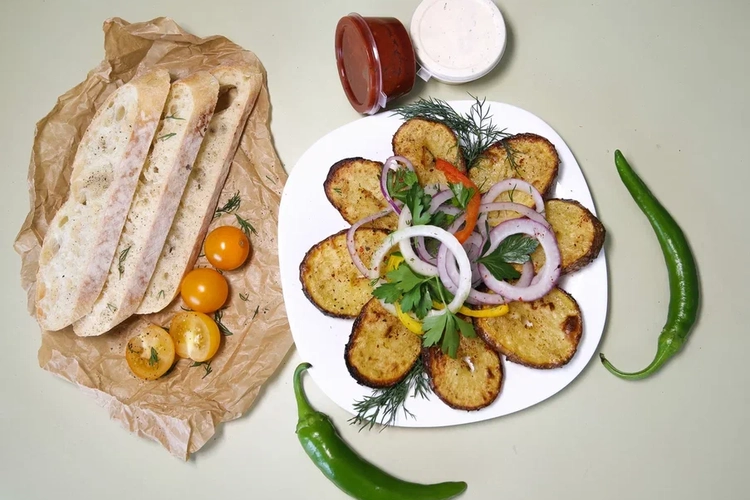 Картофель в тандыре